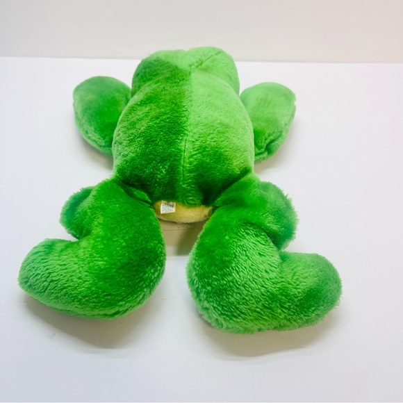 vintage green frog 80s croaking frog made in korea 11 inch - Picture 5 of 13